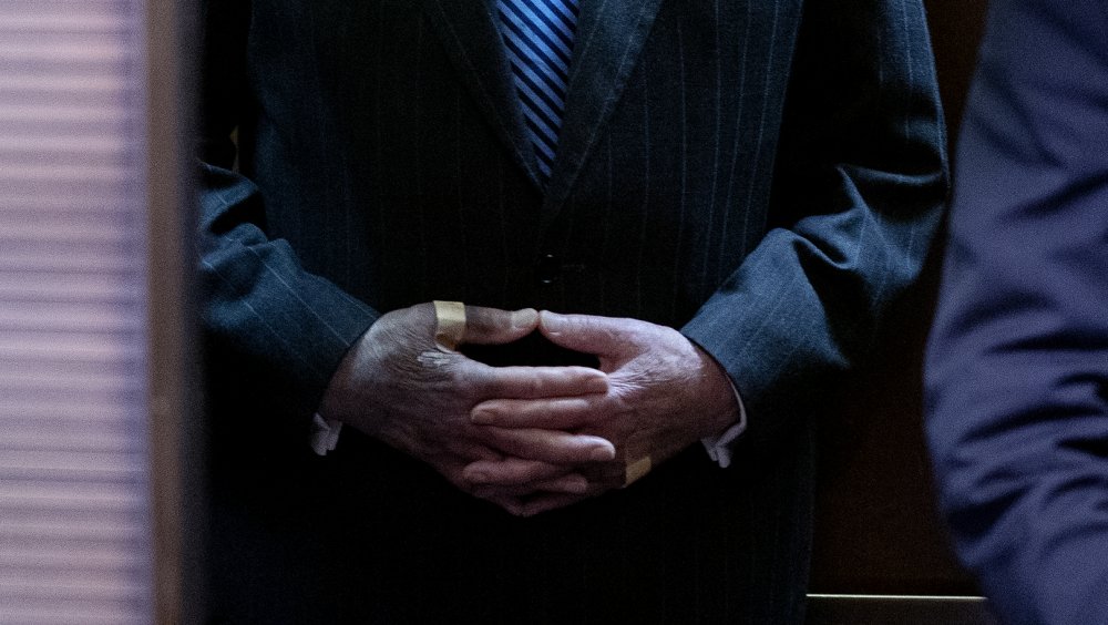 Mitch McConnell's hands