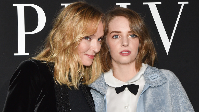 Uma Thurman and Maya Hawke 