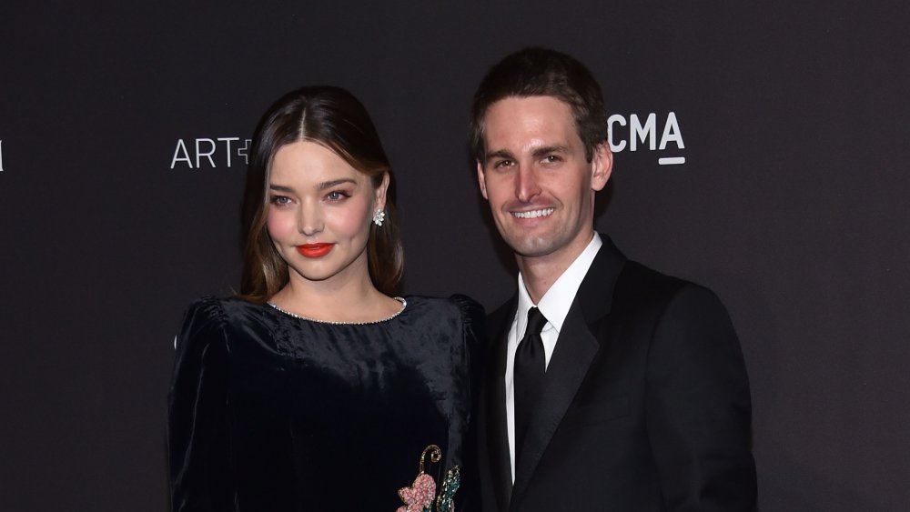 model Miranda Kerr and her husband Evan Spiegel