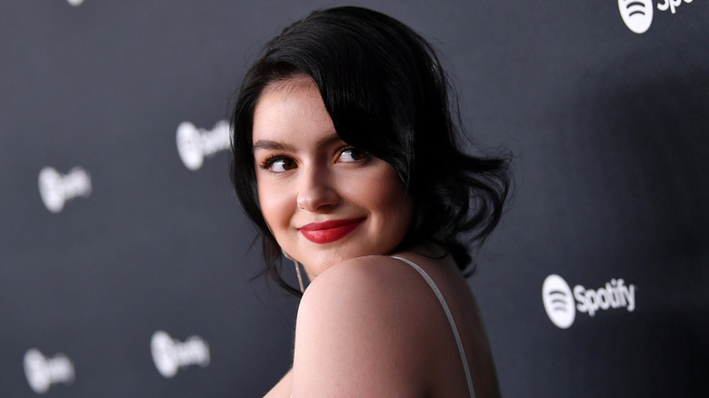 Ariel Winter posing on the red carpet