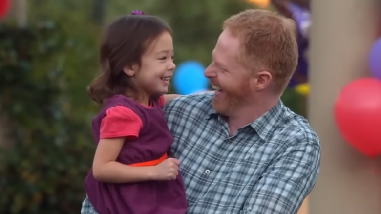 Aubrey Anderson-Emmons with Jesse Tyler Ferguson