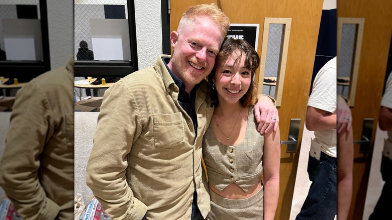 Jesse Tyler Ferguson with Aubrey Anderson-Emmons