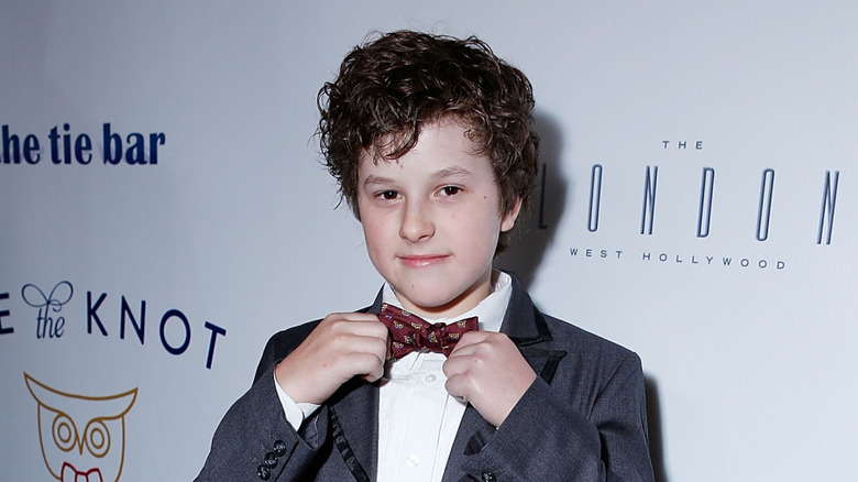 Nolan Gould smiling at the launch of Tie The Knot foundation