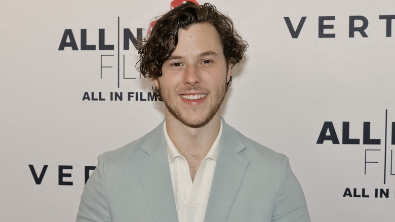 Nolan Gould smiling at screening of "Miranda's Victim" at the Regency Bruin Theatre