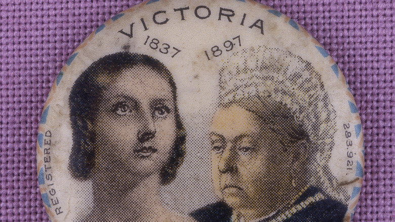 Queen Victoria before and after 1861