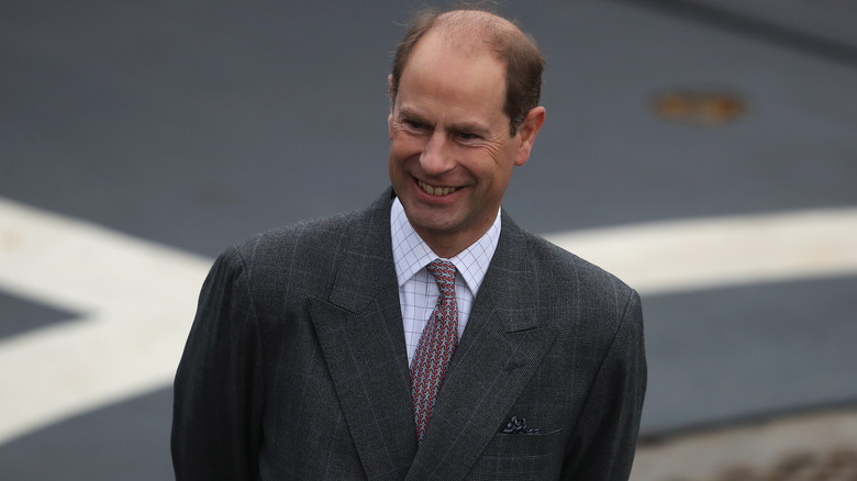 Prince Edward in a suit