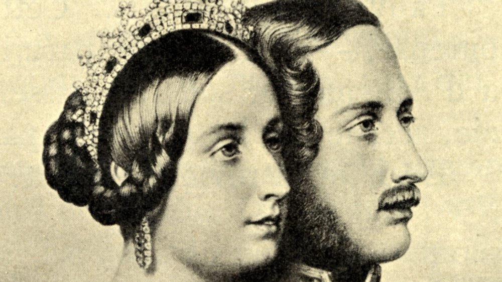 Queen Victoria and Prince Albert of royal family
