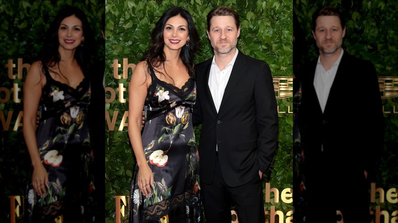 Morena Baccarin and Ben McKenzie posing at the 2023 Gotham Awards