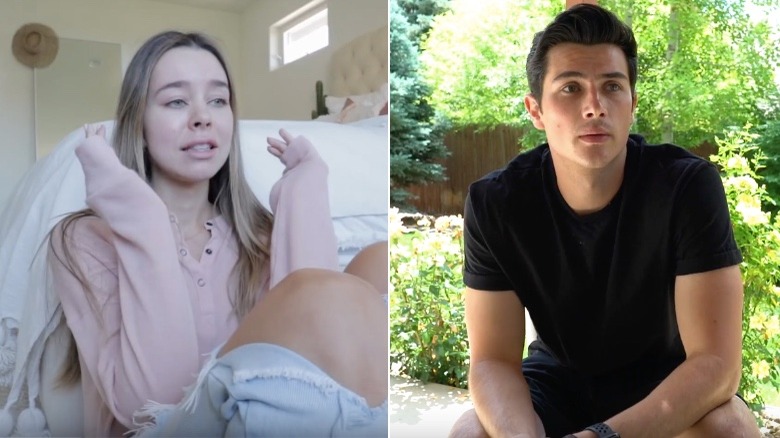 Sierra Furtado and Alex Terranova in their YouTuber breakup videos