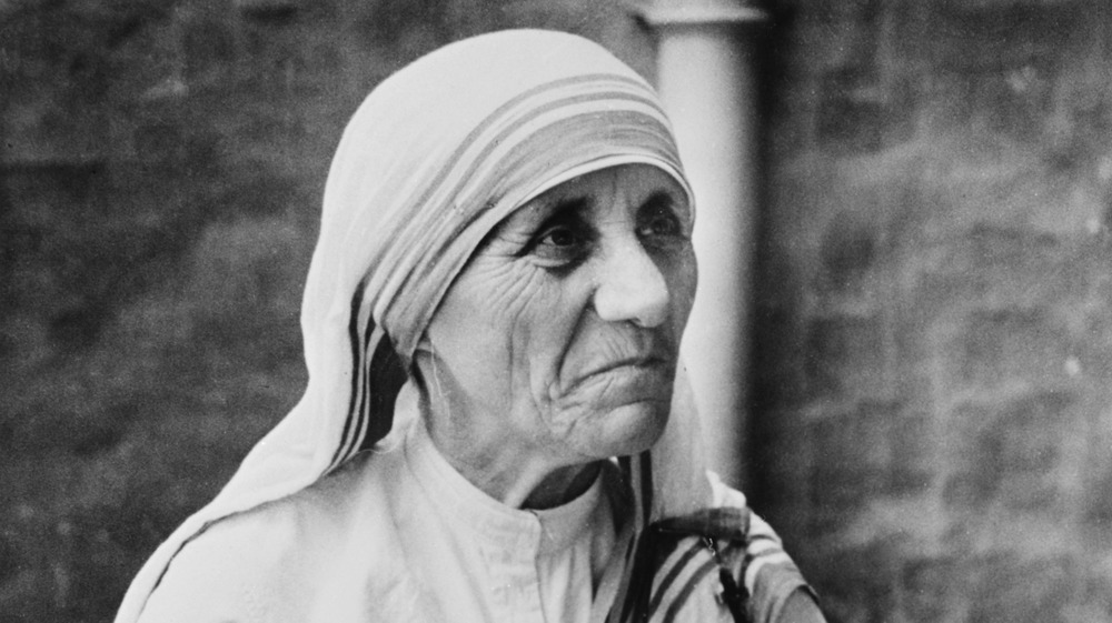 Mother Teresa looking ahead