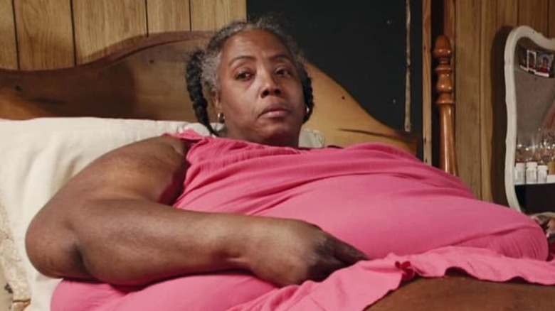 Lisa Fleming in bed on My 600-lb Life