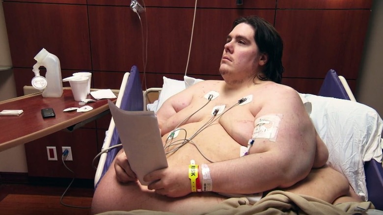 Steven Assanti in bed on My 600-lb Life