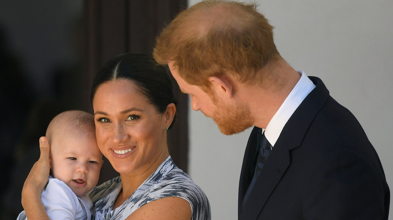 Prince Harry and Meghan Markle with Baby Archie