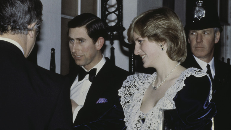 Princess Diana and Prince Charles in public