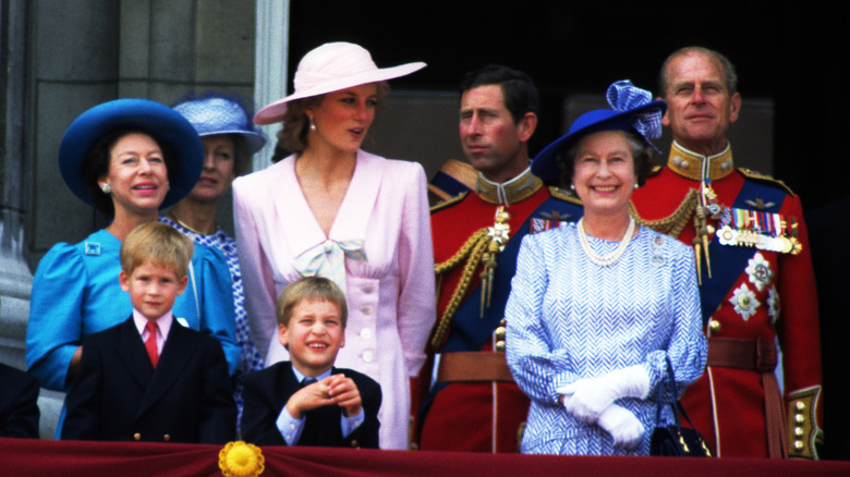Princess Diana, Prince Charles, and the queen
