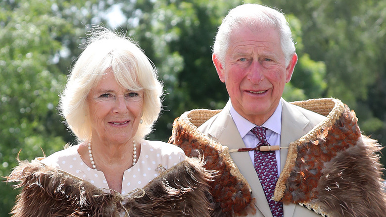 Camilla Parker Bowles and Prince Charles in New Zealand