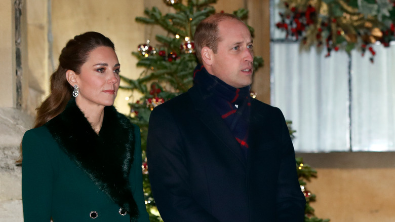 Kate Middleton and Prince William standing