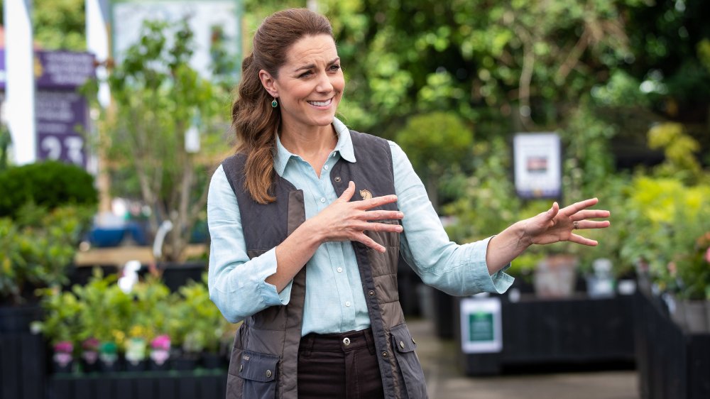 Kate Middleton gardening