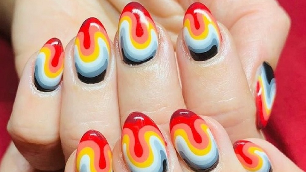 Retro nail design