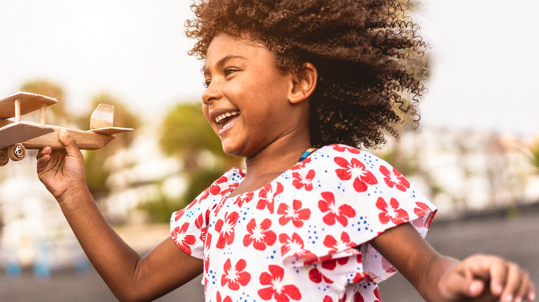 girl running