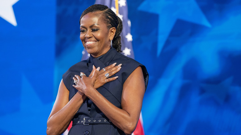 Michelle Obama in Democratic National Convention Chicago, United Center DNC 2024 - Day 2