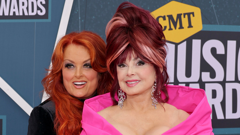 Wynonna and Naomi Judd smiling together