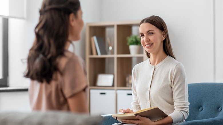 Woman attending therapy 