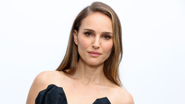 Natalie Portman with long hair