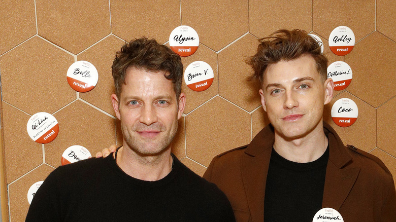 Nate Berkus and Jeremiah Brent posing