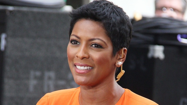 Tamron Hall on set of Today Show