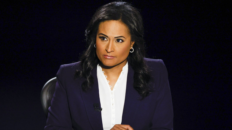 Kristen Welker staring intensely