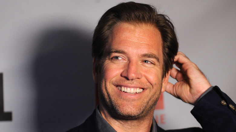 Michael Weatherly smiling 