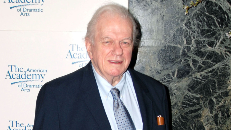 Charles Durning posing at The American Academy of Drastic Arts