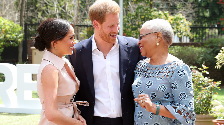 Meghan Markle, Prince Harry and Nelson Mandela's widow 