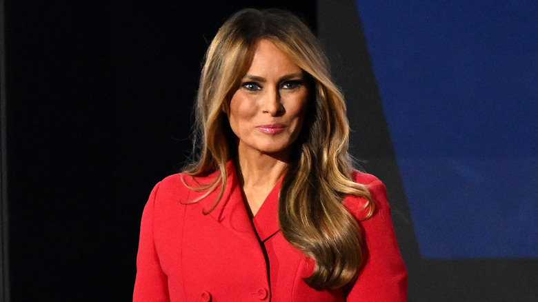 Melania Trump smiliing