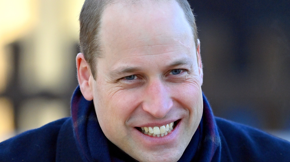 Prince William smiling