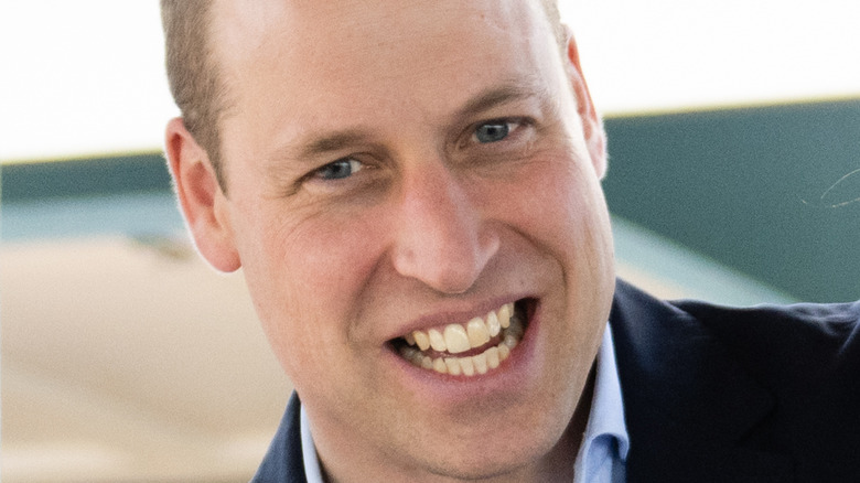 Prince William smiling in the Bahamas