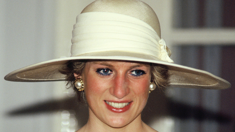 Princess Diana smiling in Jakarta, Indonesia