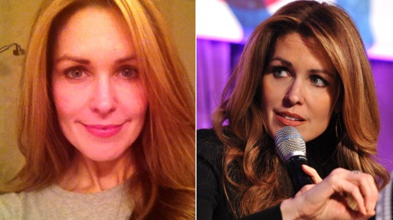 Christi Paul without and with makeup