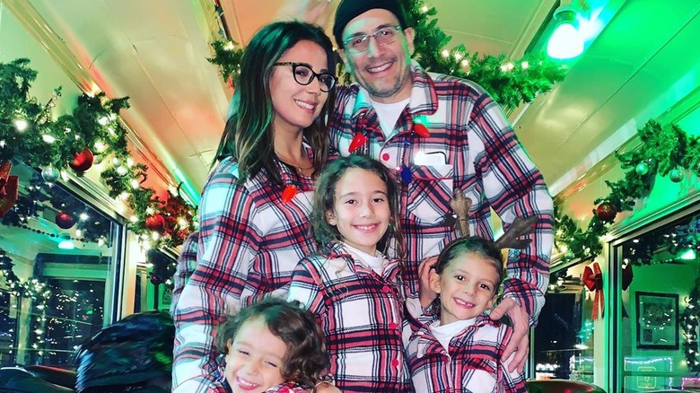 News anchor Julie Banderas, her gorgeous husband Andrew Sansone, and family