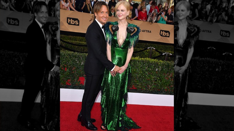 Nicole Kidman and Keith Urban at the 2017 SAG Awards