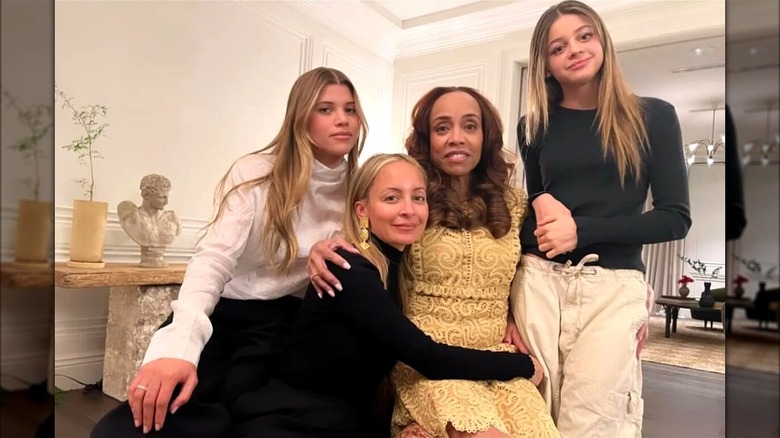 Nicole Richie with family and daughter