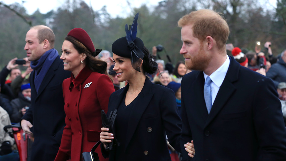 Prince William, Kate MIddleton, Meghan Markle, and Prince Harry