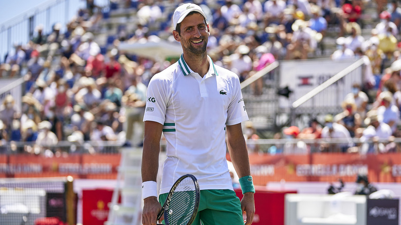 Tennis player Novak Djokovic