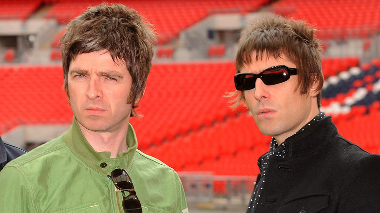 Noel and Liam Gallagher of Oasis