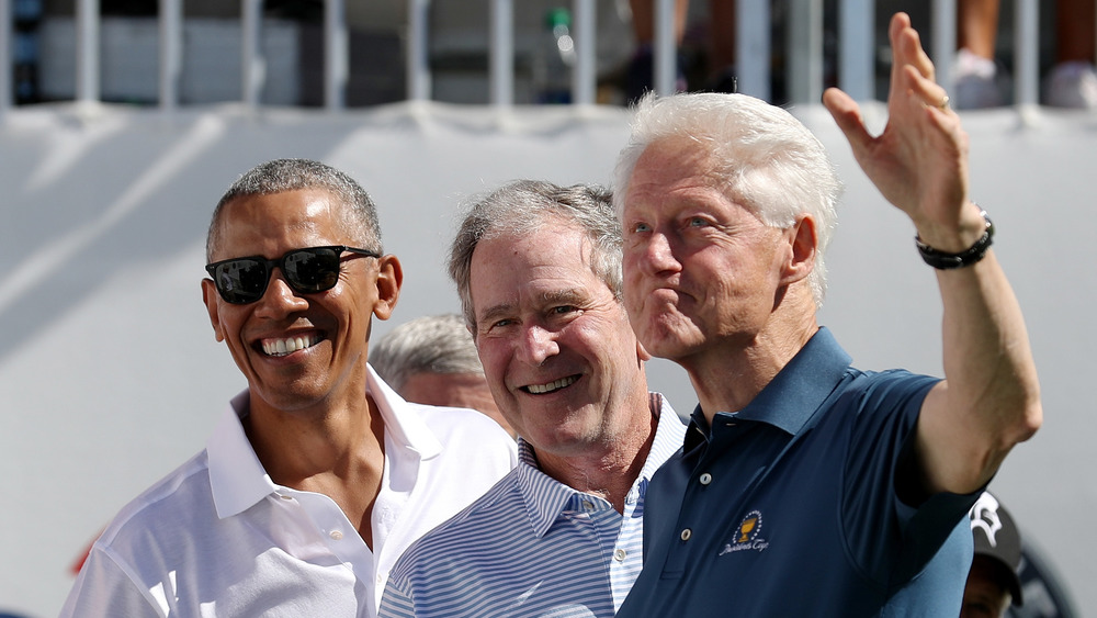 Presidents Obama, Bush, Clinton