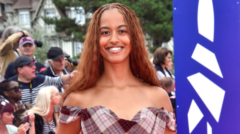 Malia Obama plaid dress