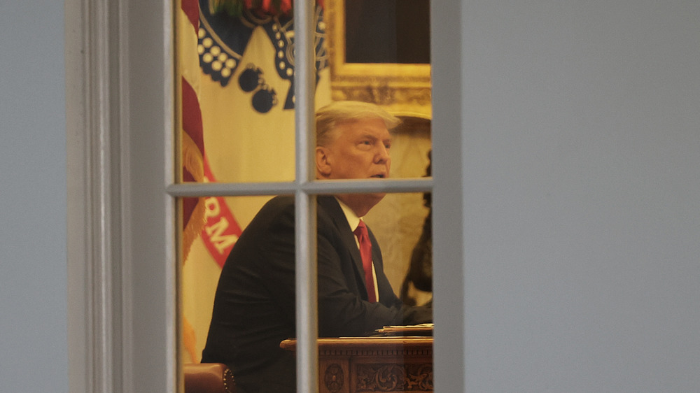 Donald Trump at the Oval Office