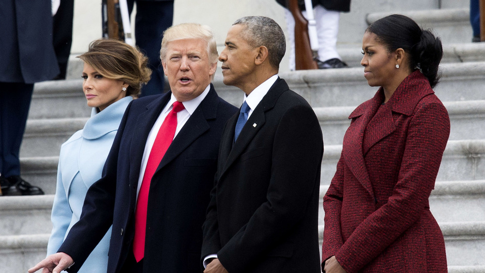 The Trumps and Obamas on Inauguration day 2017