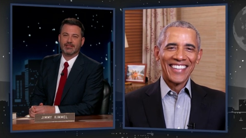 Barack Obama jokes on Jimmy Kimmel Live